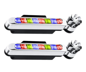 2025🔥Wind Power LED Lights for Cars - Wireless, Waterproof, Set of 2 Automobile Decor