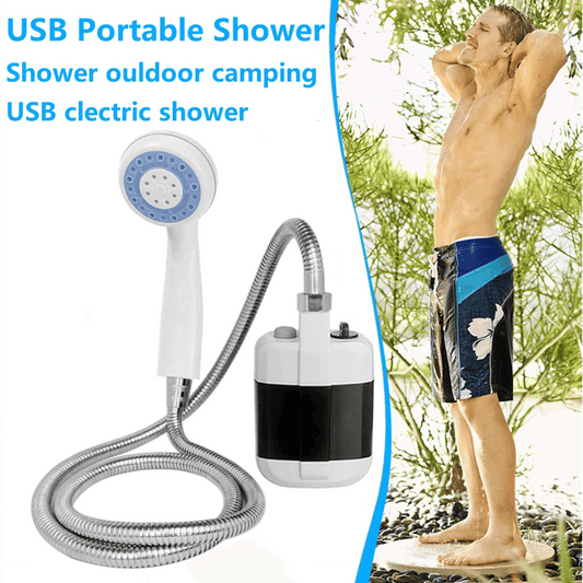 🚿 Stay Fresh Outdoors✨ Portable Camping Shower with Adjustable Flow – For Easy & Convenient Outdoor Cleaning!