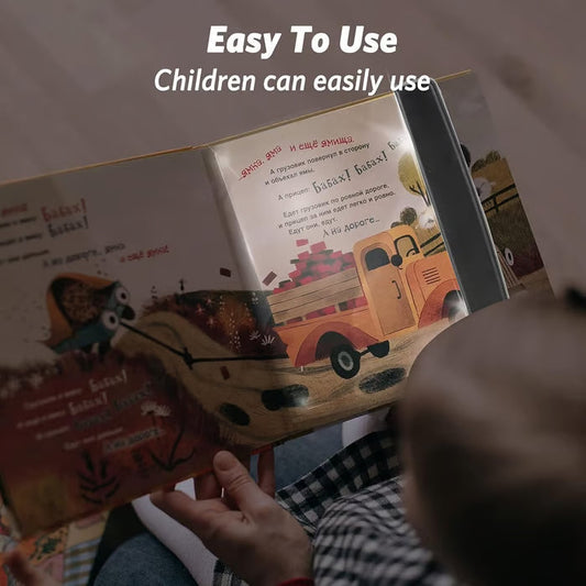 2025🔥Slim LED Book Light - Flat Panel, Eye-Care