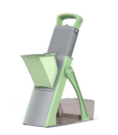 🔥Safe Adjustable Mandoline Slicer – Potato & Vegetable Cutter with Guard