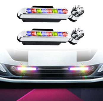 2025🔥Wind Power LED Lights for Cars - Wireless, Waterproof, Set of 2 Automobile Decor